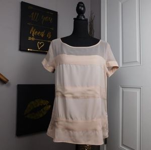 🌻 New York & Company Blush Pink Blouse